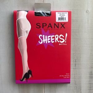 NEW Spanx Bootyfull Black Tights Shapewear D / 4
